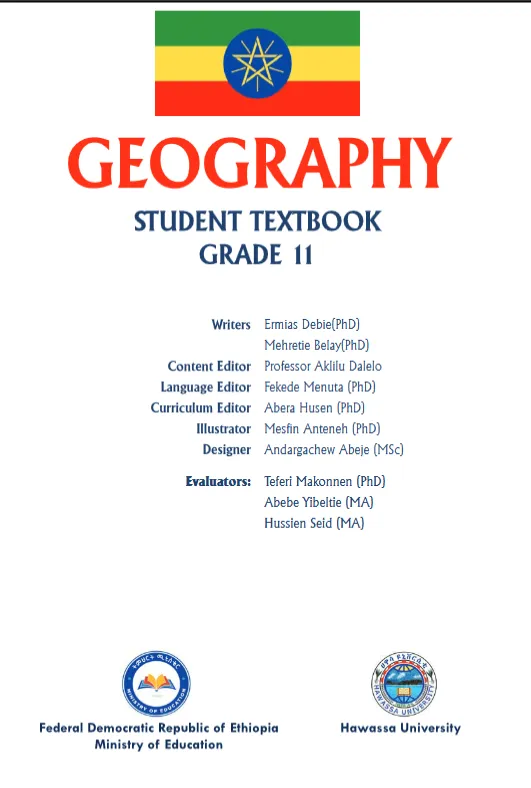 Download Ethiopian new Curriculum grade 11 geography Student Textbook PDF